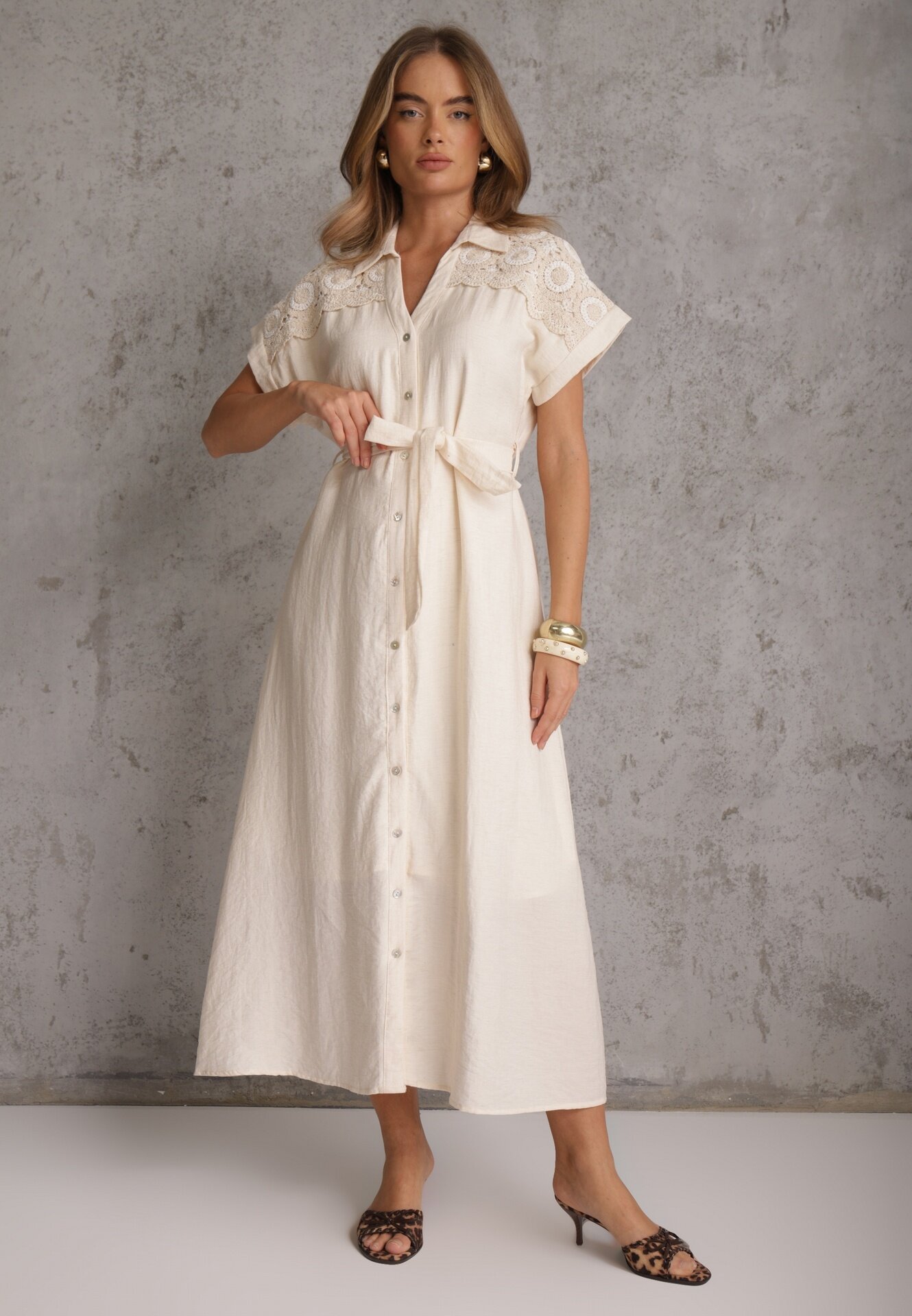m&d fashion Rochie Tyrielle Bej deschis