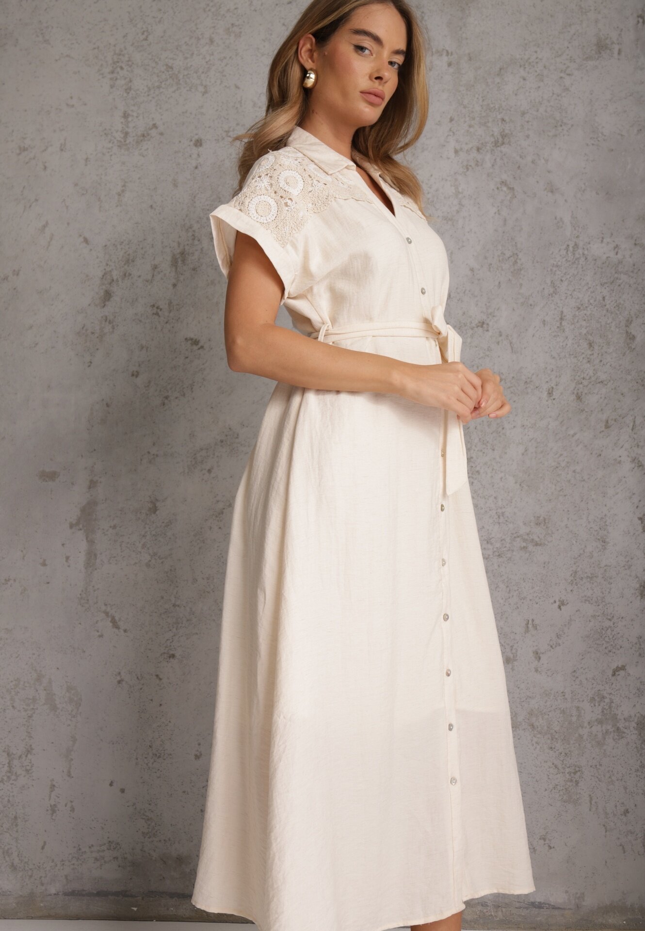m&d fashion Rochie Tyrielle Bej deschis