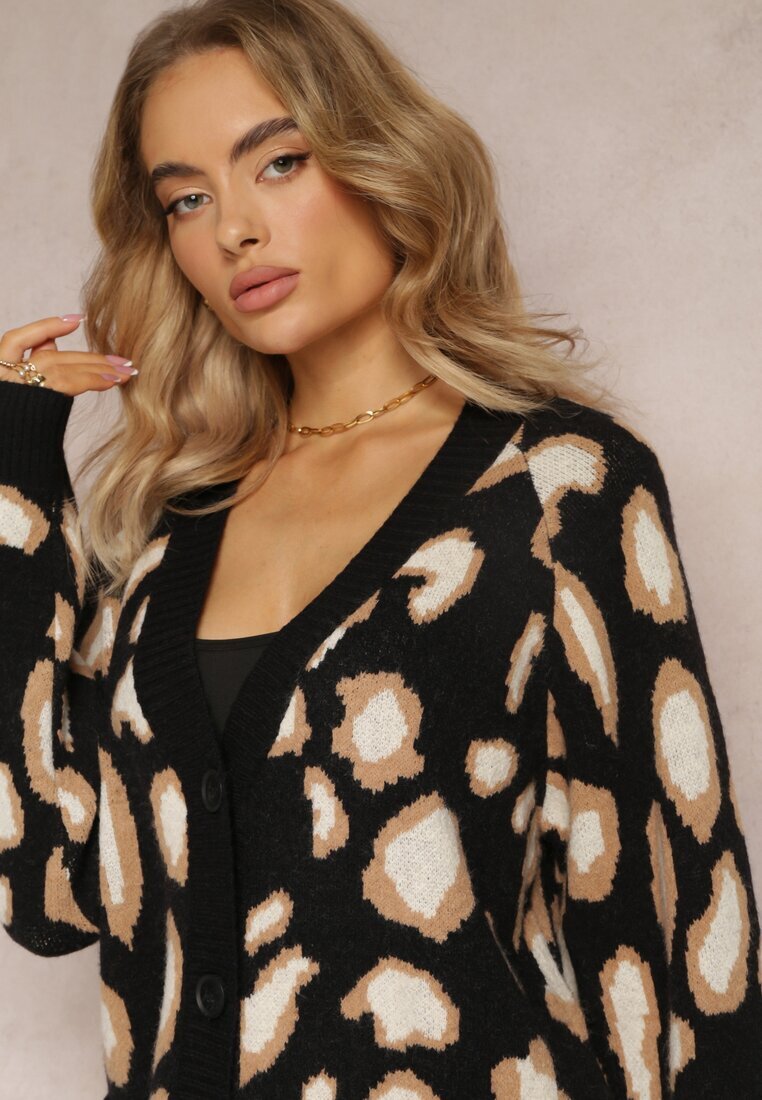 m&v Cardigan Negru Lejer Încheiat Klimonta