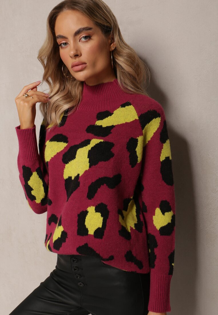 m&v Maleta Visiniu cu petice din tricot neted Plinero