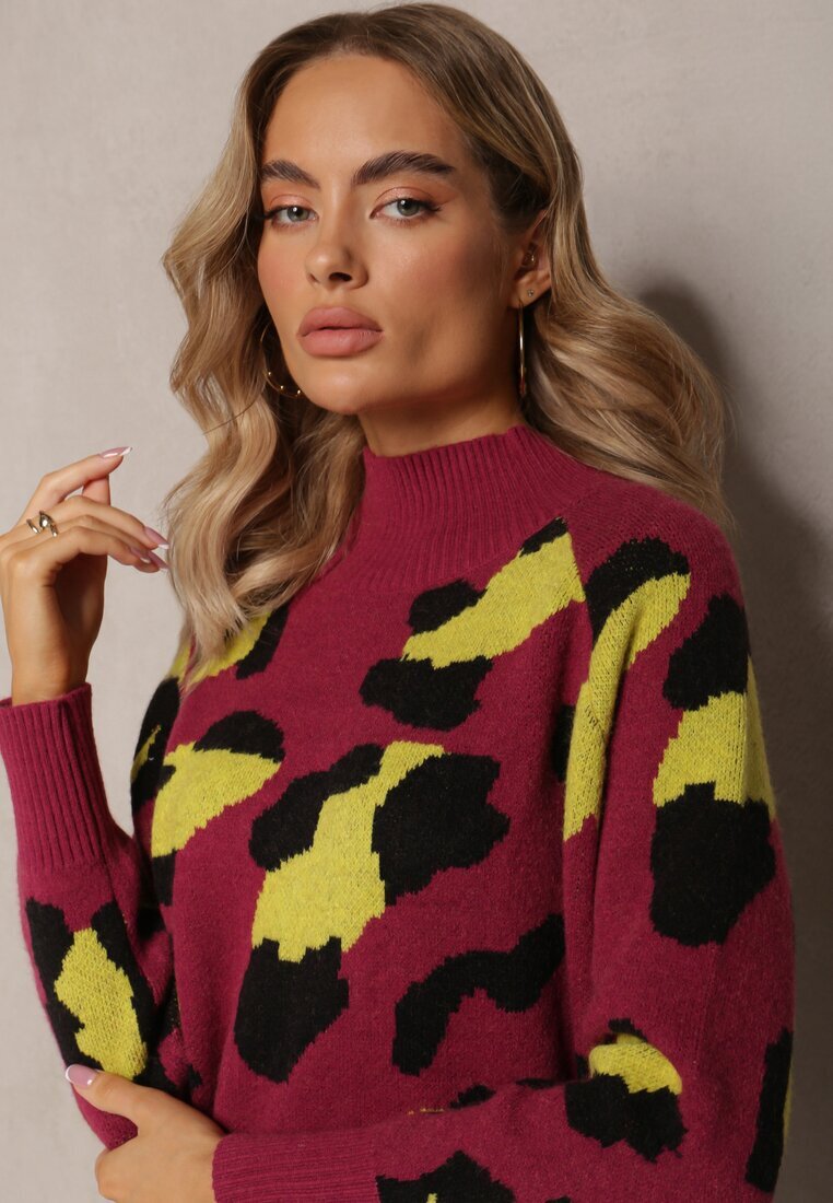 m&v Maleta Visiniu cu petice din tricot neted Plinero