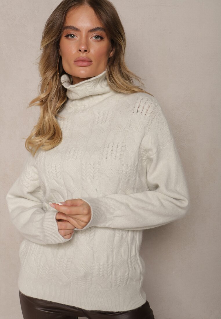  Maletă Casual Bej cu Model în Relief Daivyn
