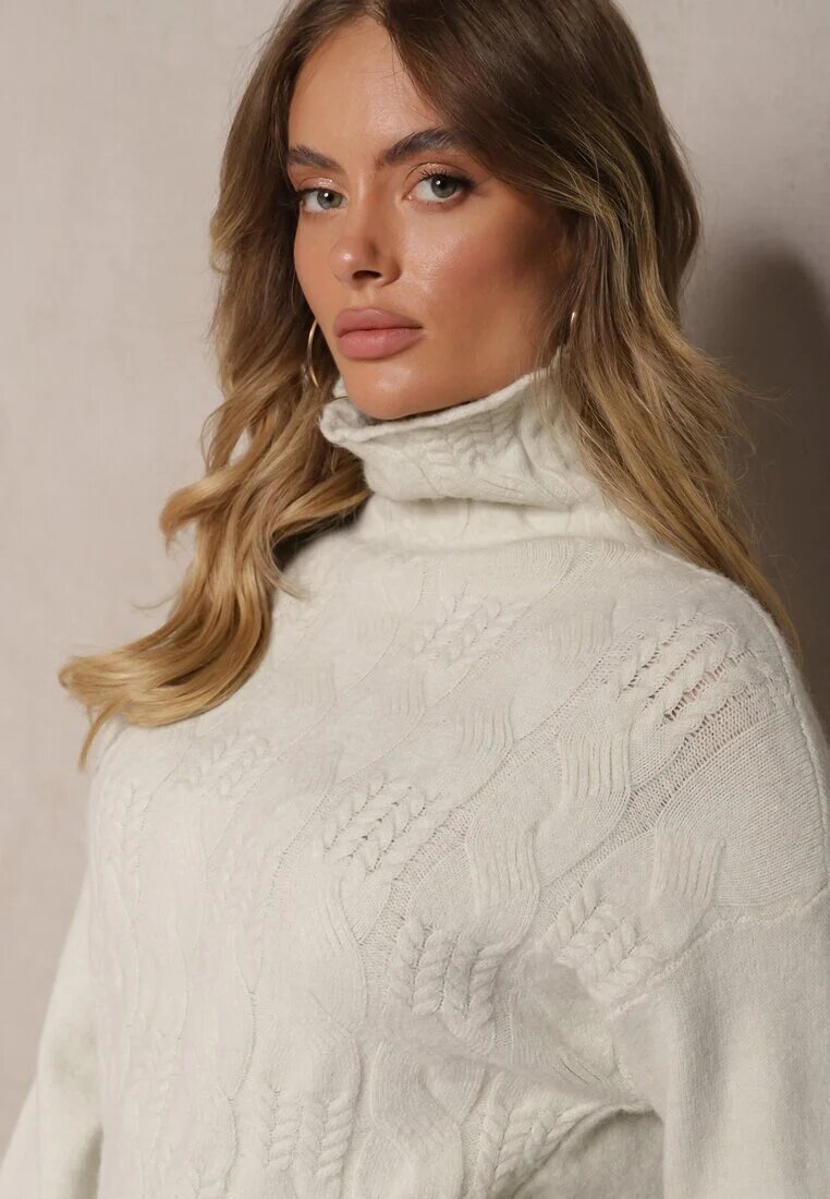  Maletă Casual Bej cu Model în Relief Daivyn