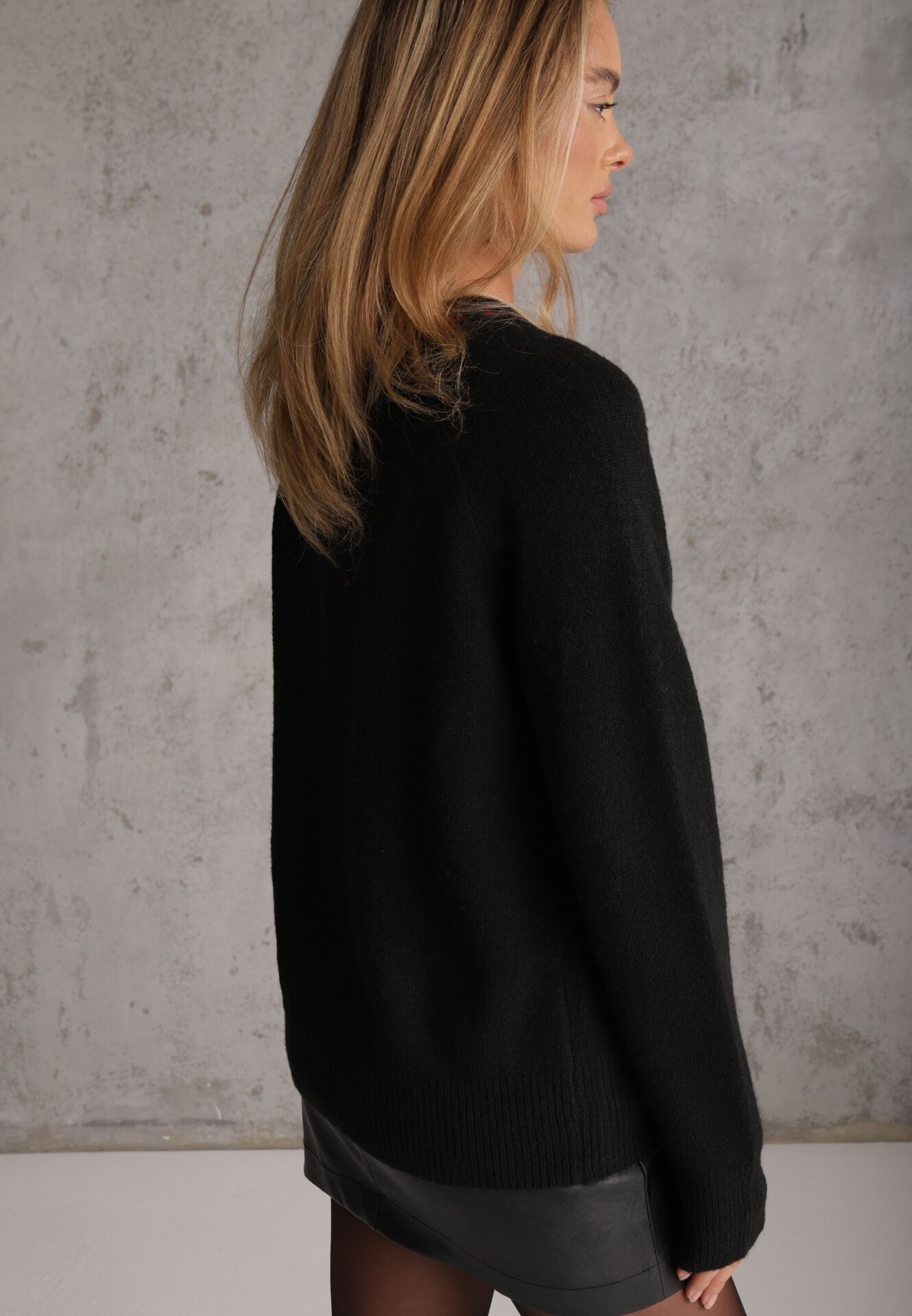 metrofive Pulover Helesine Negru