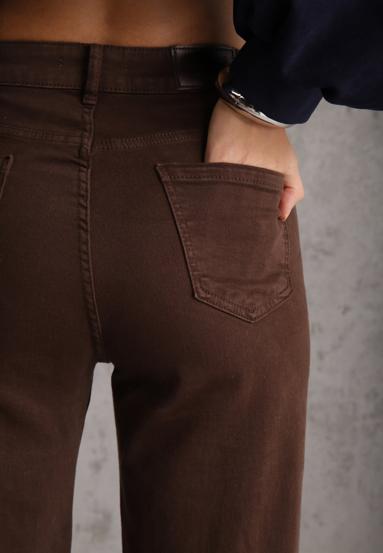 milas91 Blugi din bumbac cu croială drept Standard Waist Etelvina Maro