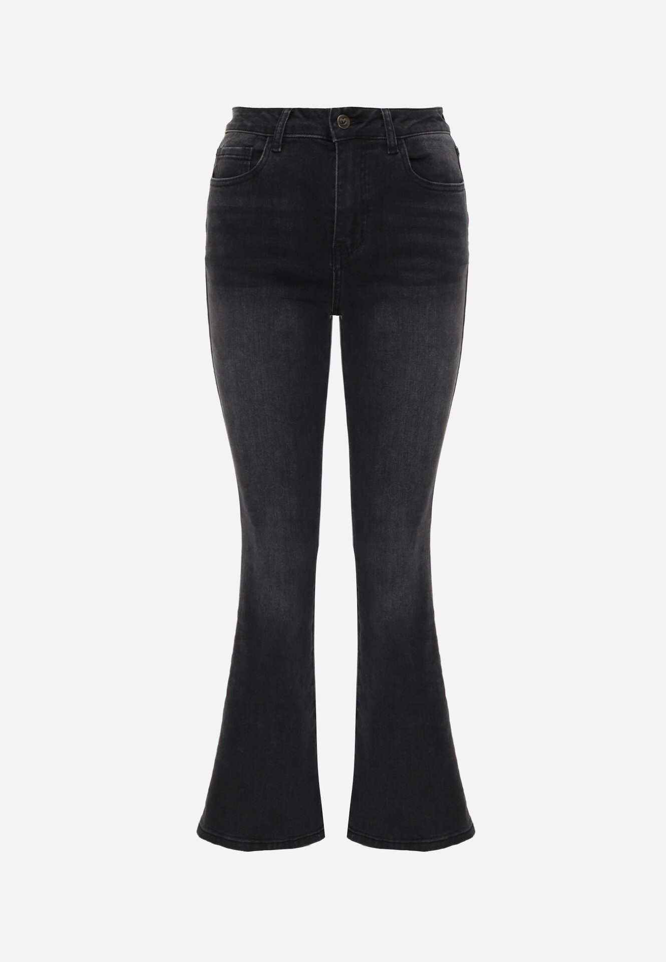 milas91 Blugi Flare High Waist bogat în bumbac cu buzunare cu clapetă la spate Anattisa Negri