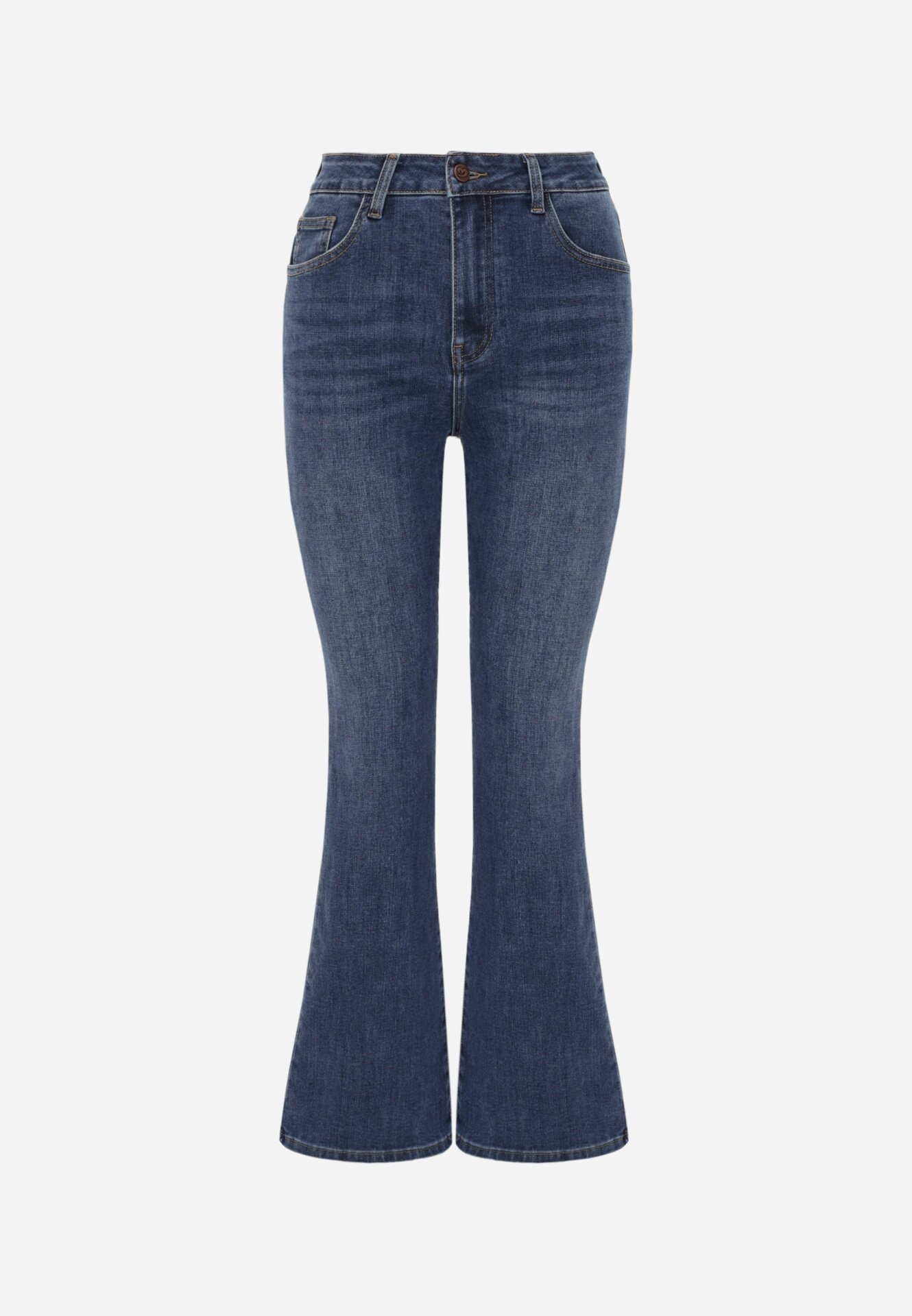 milas91 Blugi Flare High Waist din bumbac în stil clasic Ehea Albastru deschis