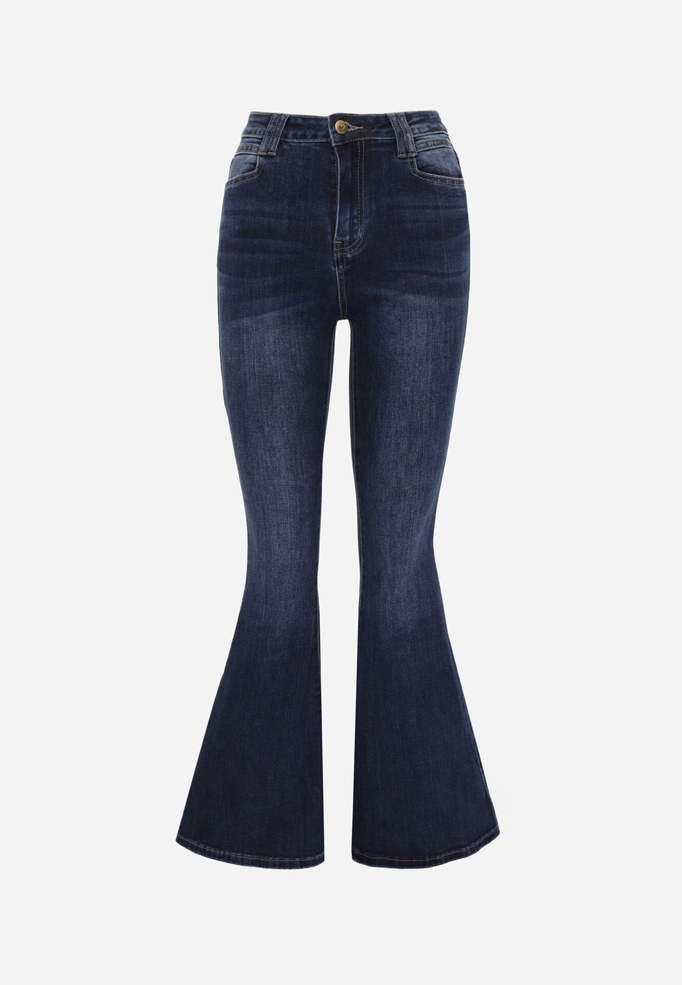 milas91 Blugi Flare Standard Waist cu bumbac în stil Y2K Lucila Albaștri