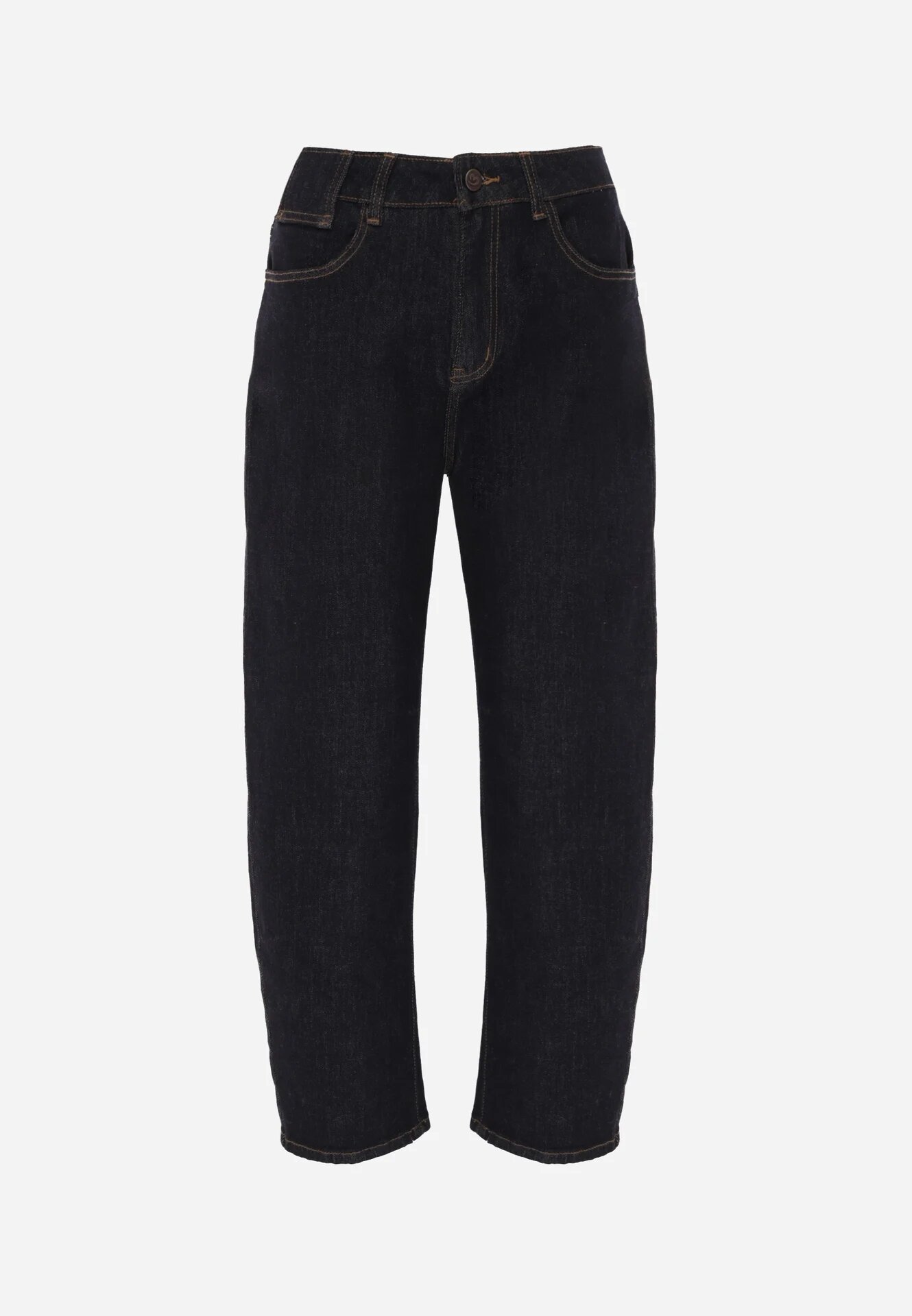 milas91 Blugi High Waist cu croială Mom Jeans din bumbac Cirette Bleumarin