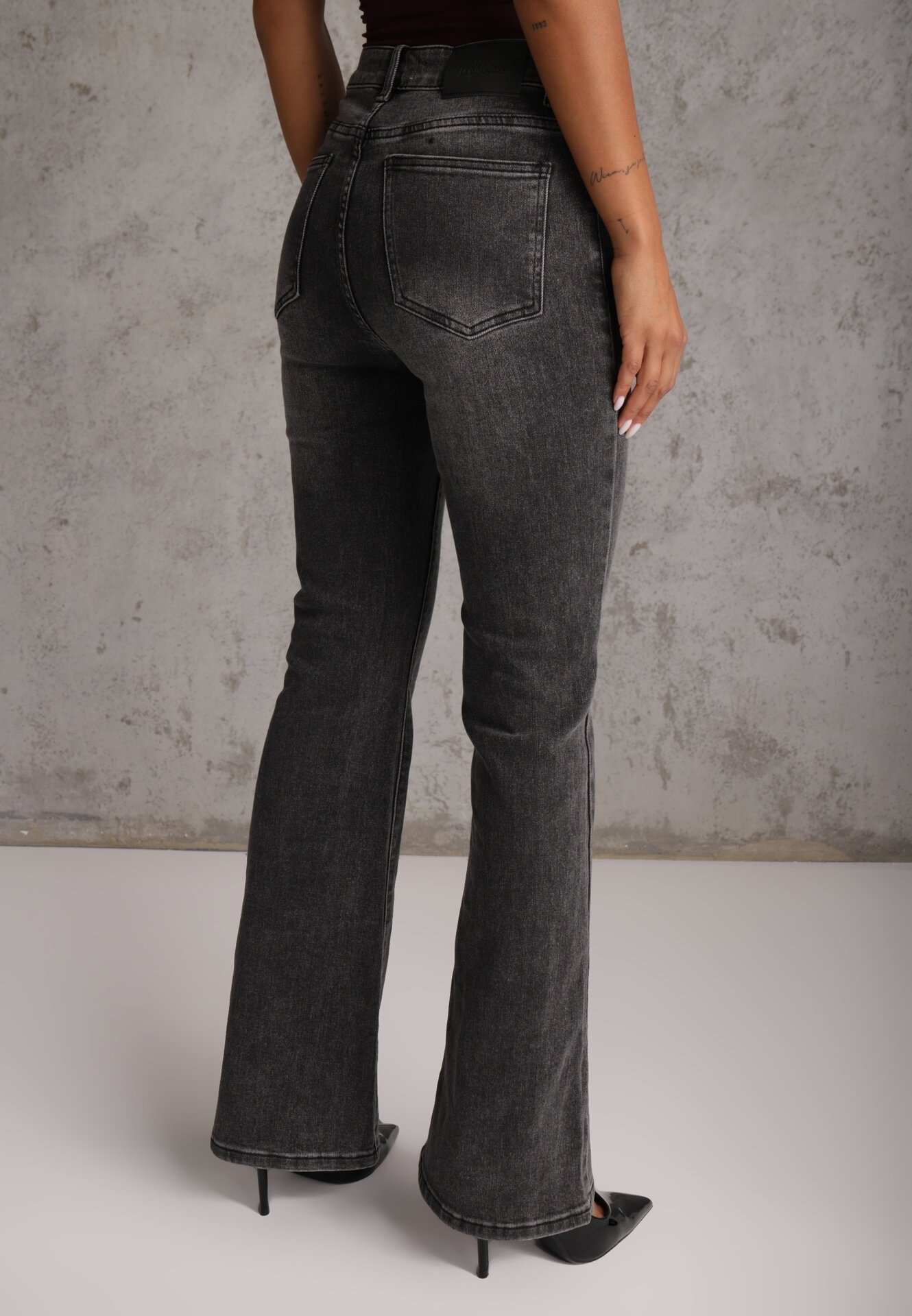 milas91 Blugi Meilyn Gri