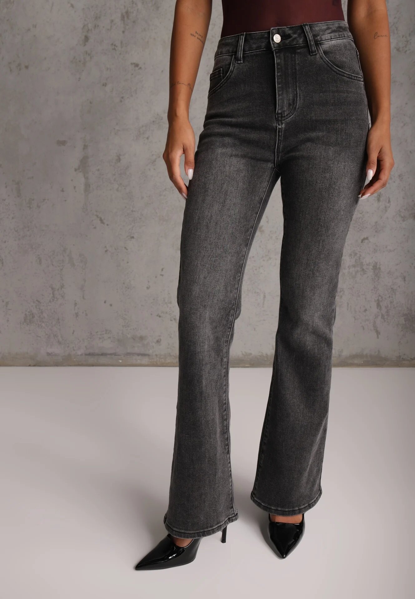 milas91 Blugi Meilyn Gri