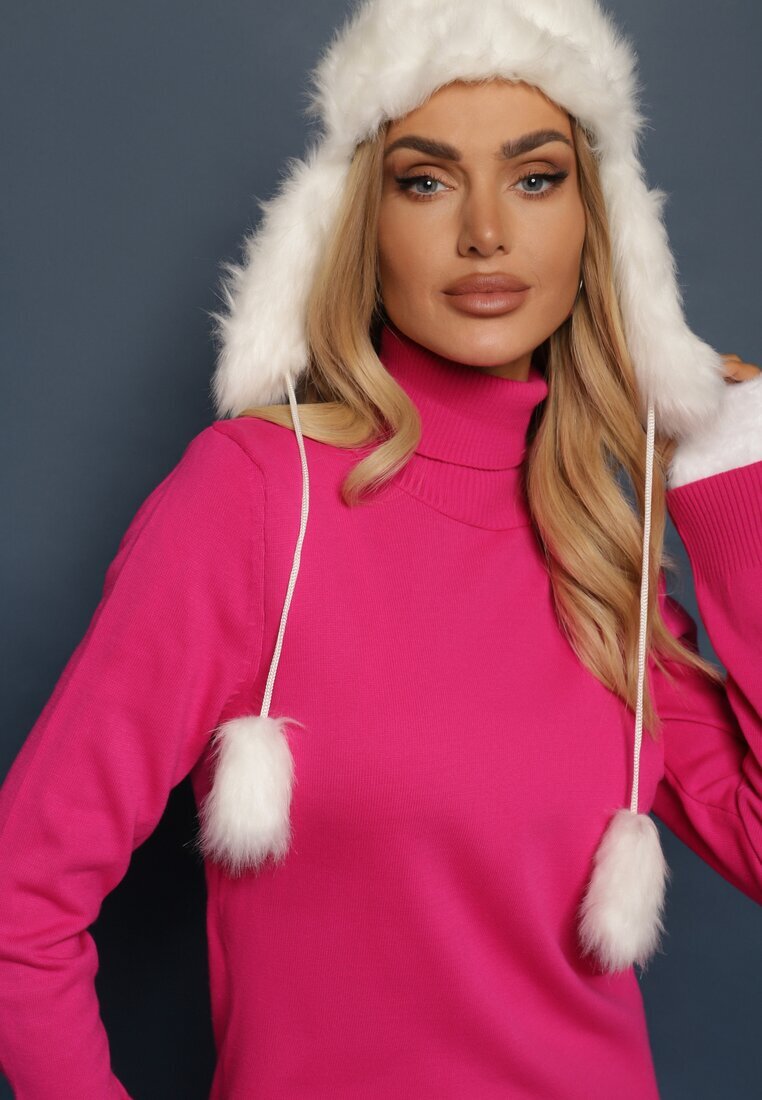 miss poem Maletă Clasică Fucsia cu manșete elastice la mâneci Felinia