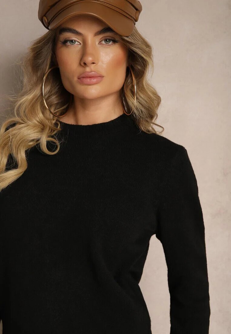 miss poem Pulover Clasic Negru Porttina