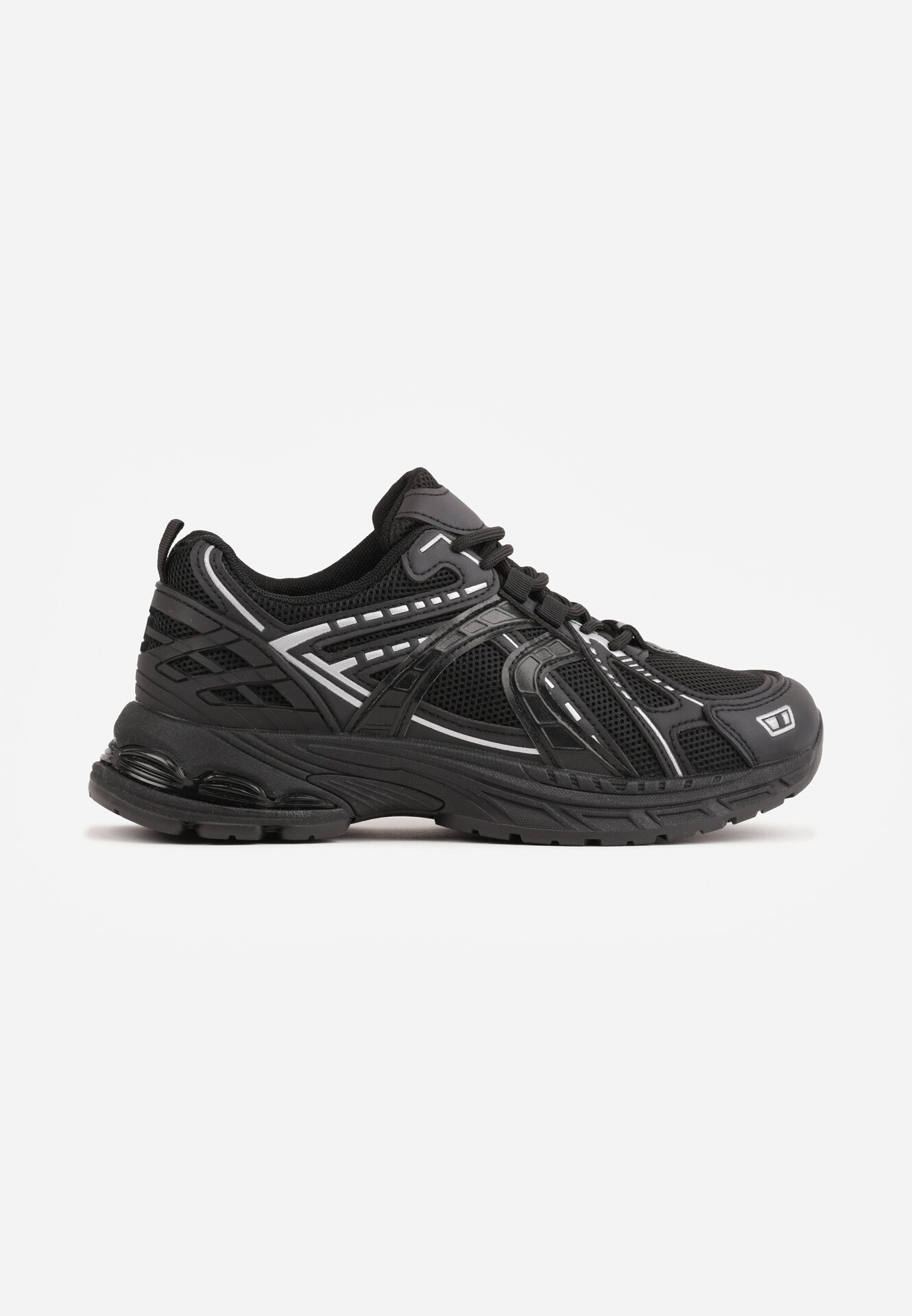 mulanka Pantofi sport Dad Shoes cu upper din plasă pe talpă din spumă Anotea Negri