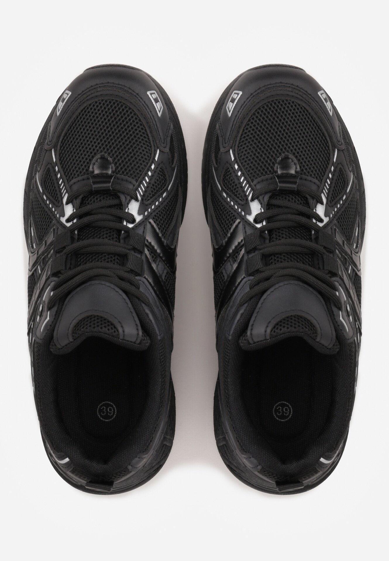 mulanka Pantofi sport Dad Shoes cu upper din plasă pe talpă din spumă Anotea Negri