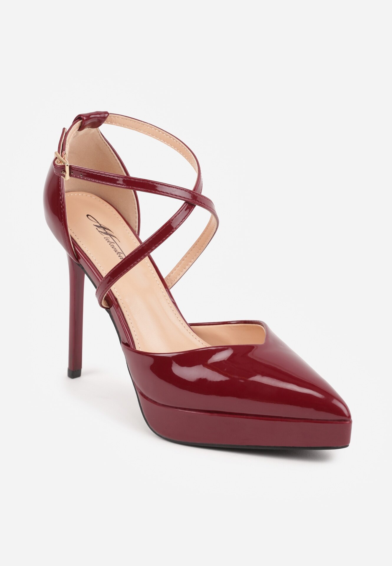 mulanka Pantofi stiletto Bordo