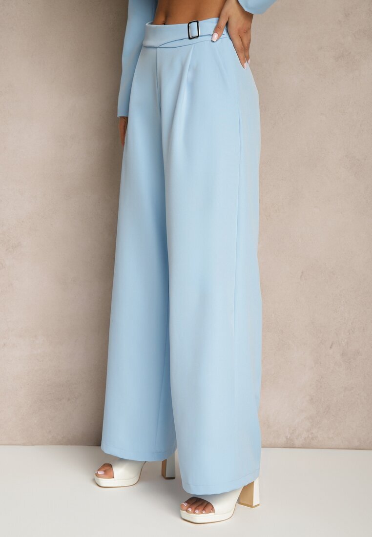 new collection Costum Albastru Pantaloni și Sacou cu Umeri Întăriți Sonavienna