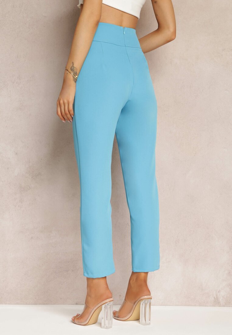 new collection Pantaloni Albaștri Textil Regular Pivolia