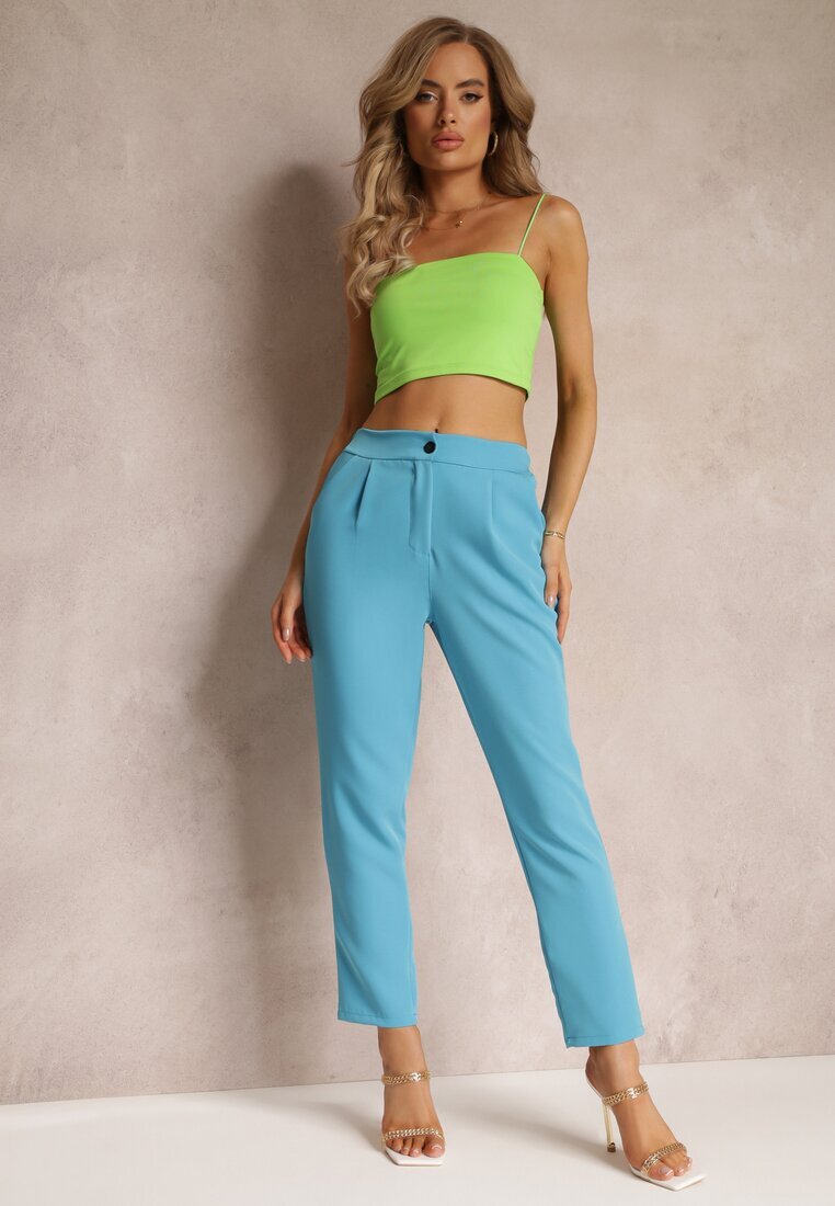new collection Pantaloni Albastri Țigaretă Zalko