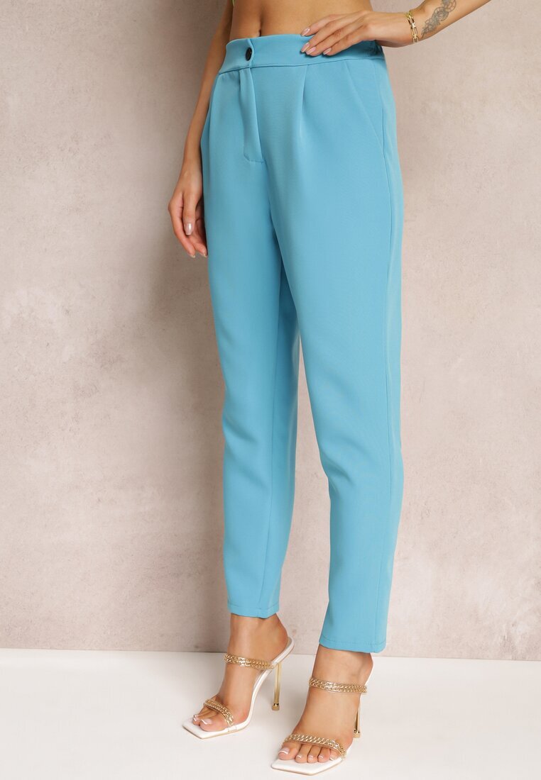 new collection Pantaloni Albastri Țigaretă Zalko