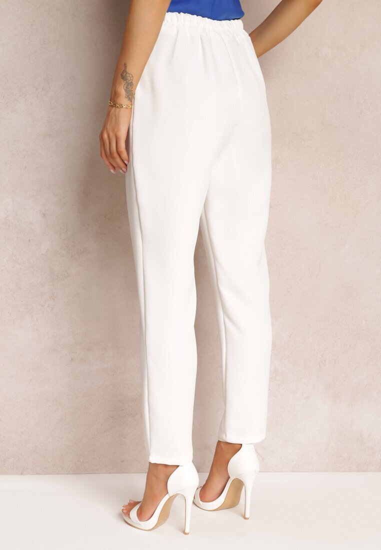 new collection Pantaloni Albi Cigaretă Zalko
