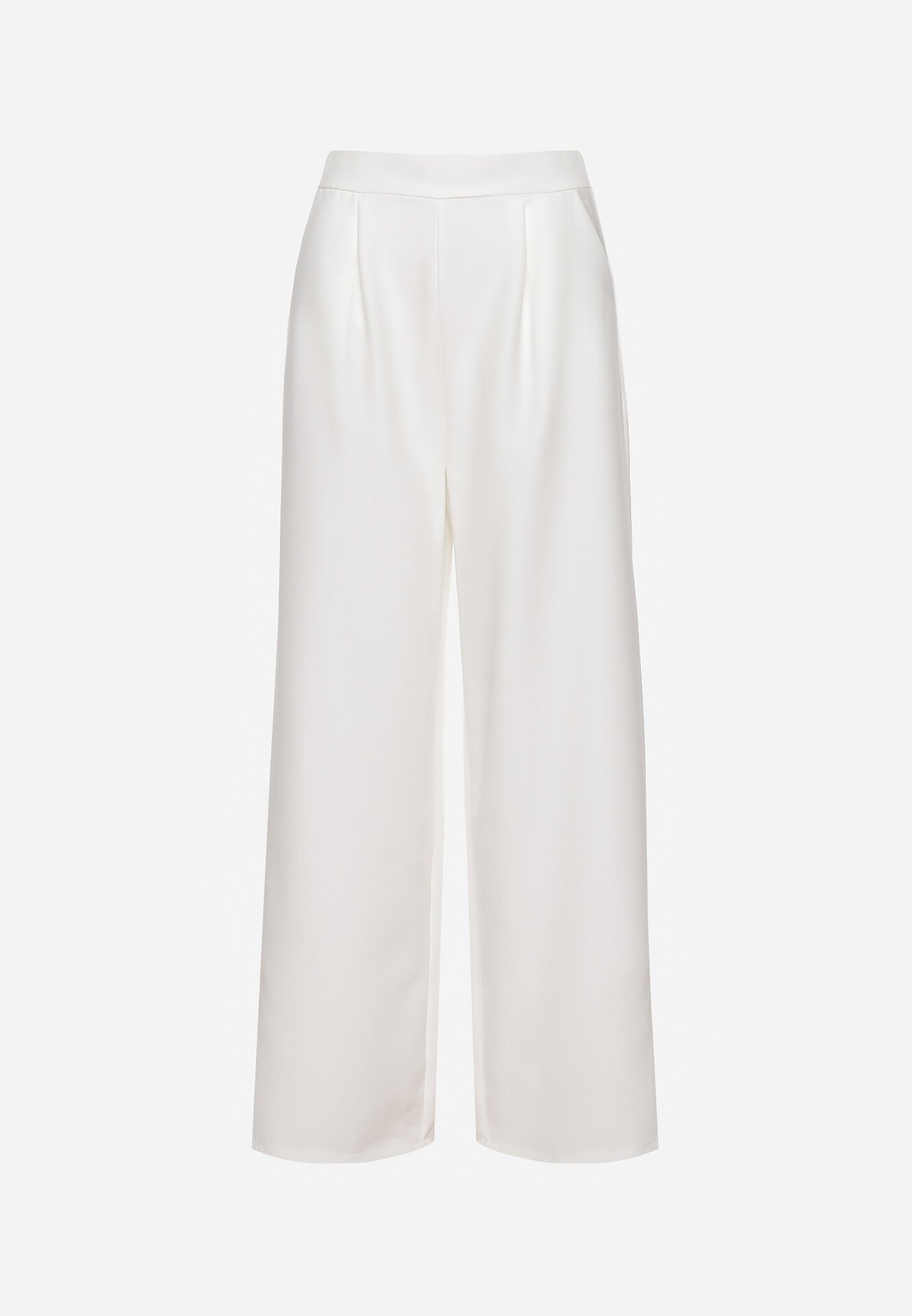 new collection Pantaloni albi largi în stil elegant Hanessame