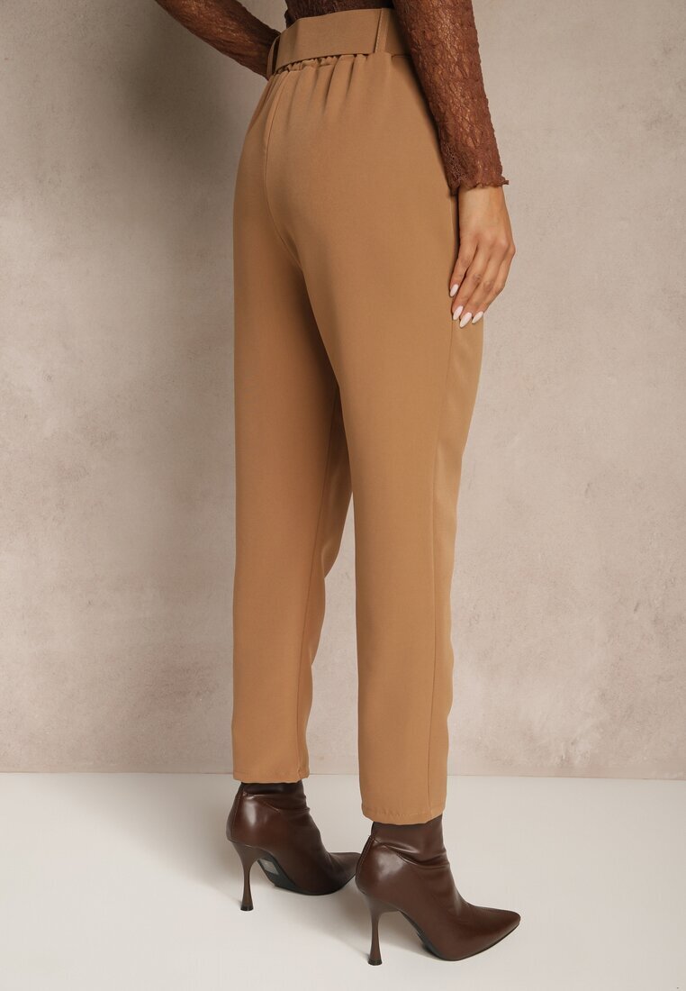 new collection Pantaloni Maro cu Cureaua Eudeaa