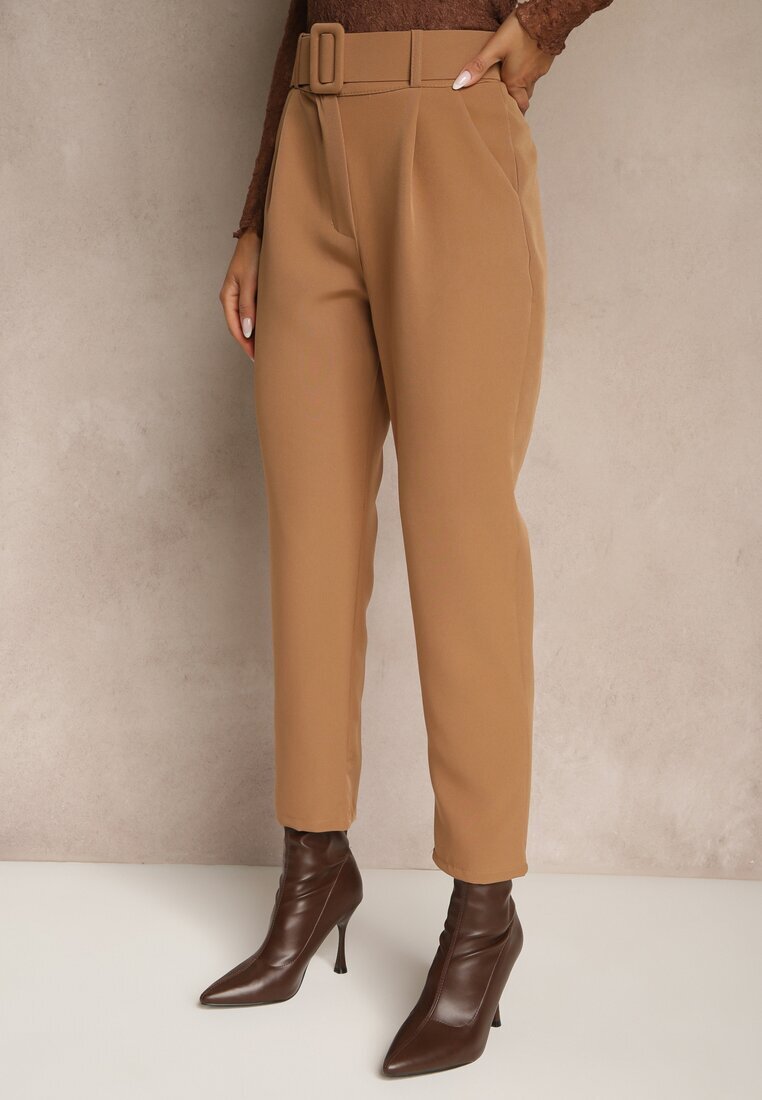 new collection Pantaloni Maro cu Cureaua Eudeaa