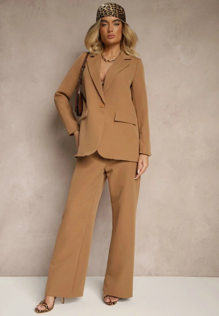 new collection Pantaloni Maro de costum High Waist Viviorea