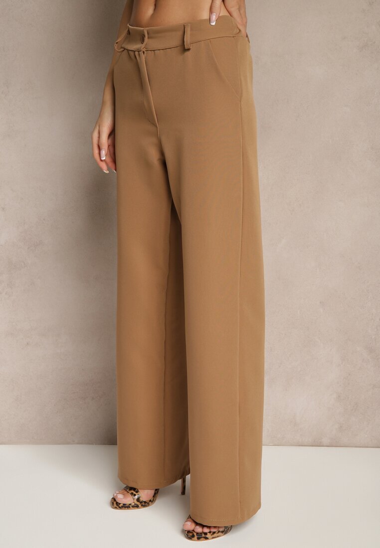 new collection Pantaloni Maro de costum High Waist Viviorea