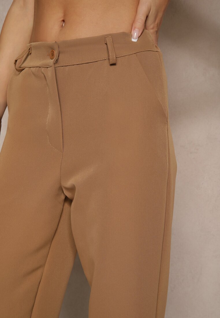 new collection Pantaloni Maro de costum High Waist Viviorea