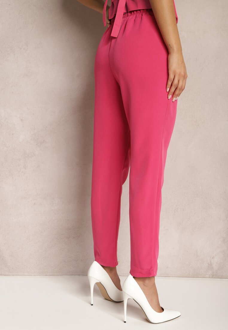 new collection Pantaloni țigaretă Roz închis Zalko