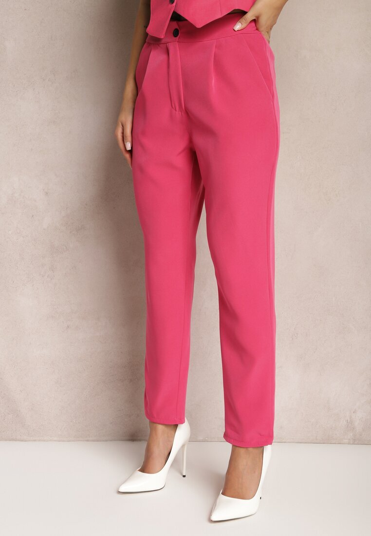 new collection Pantaloni țigaretă Roz închis Zalko