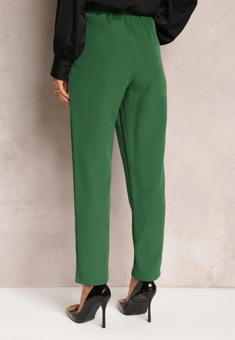 new collection Pantaloni Verde tip țigaretă Zalko