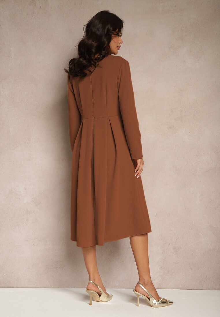 new collection Rochie Maro evazată cu decolteu triunghiular Temivara