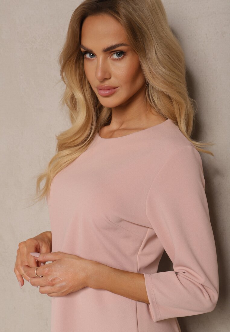 new collection Rochie Rozalie în croi trapez cu spate mai lung Gemivra
