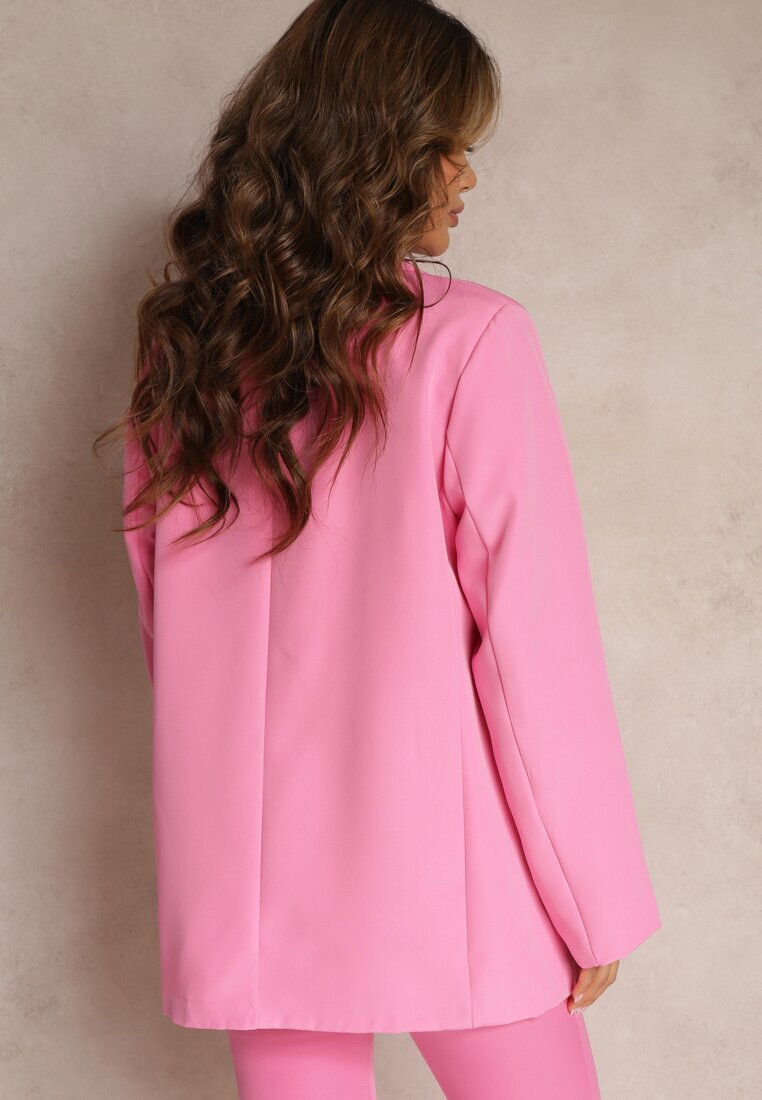 new collection Sacou roz Oversize deschis Charme