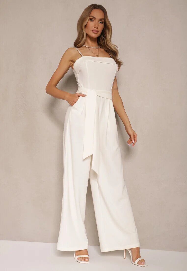 new collection Salopetă Cambrată Bej deschis cu Cordon Desine