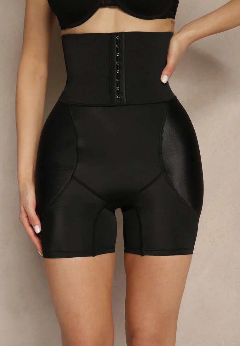new fashion Lenjerie Neagră Modelatoare pentru Fese și Talie cu Corset Natilissa