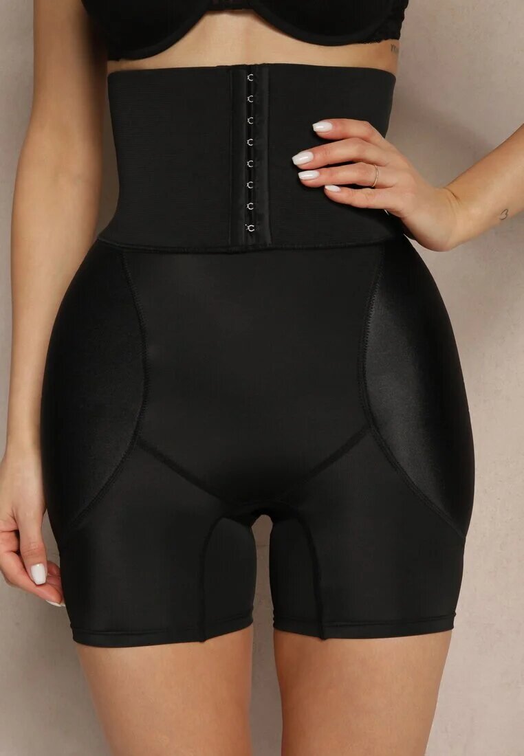 new fashion Lenjerie Neagră Modelatoare pentru Fese și Talie cu Corset Natilissa
