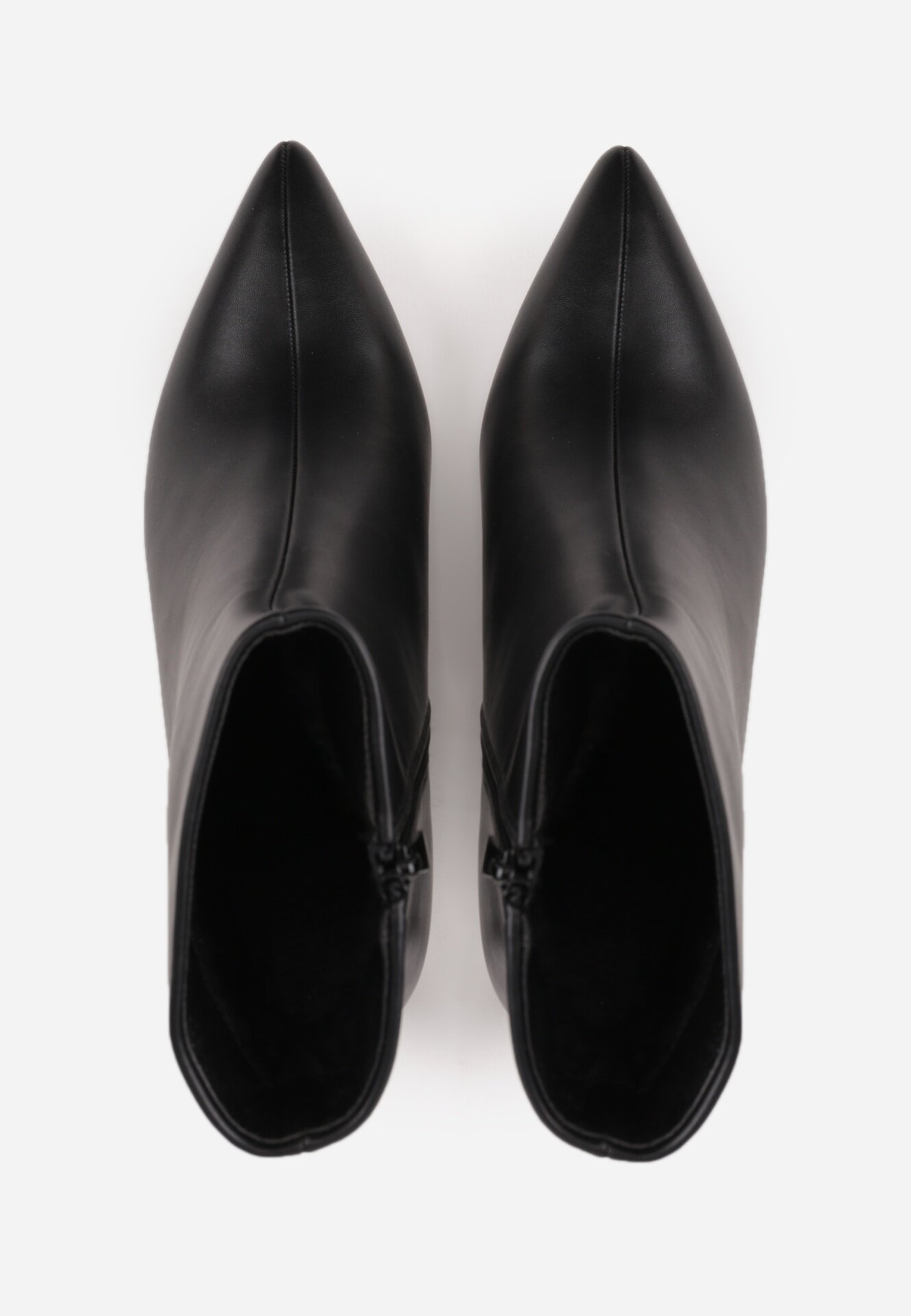 orena paris Botine în stil Basic cu toc mic și vârf ascuțit Odilone Negre