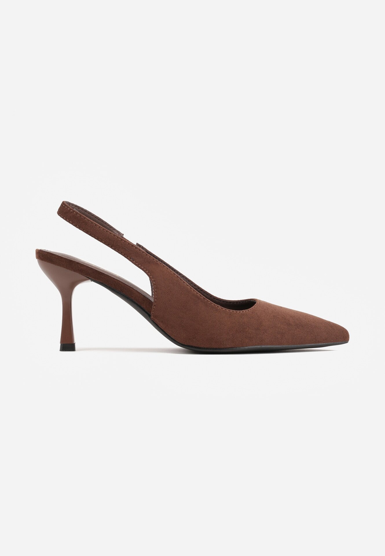 pallika Pantofi cu toc stiletto slingback Vedera cu toc clepsidră Negri Maro