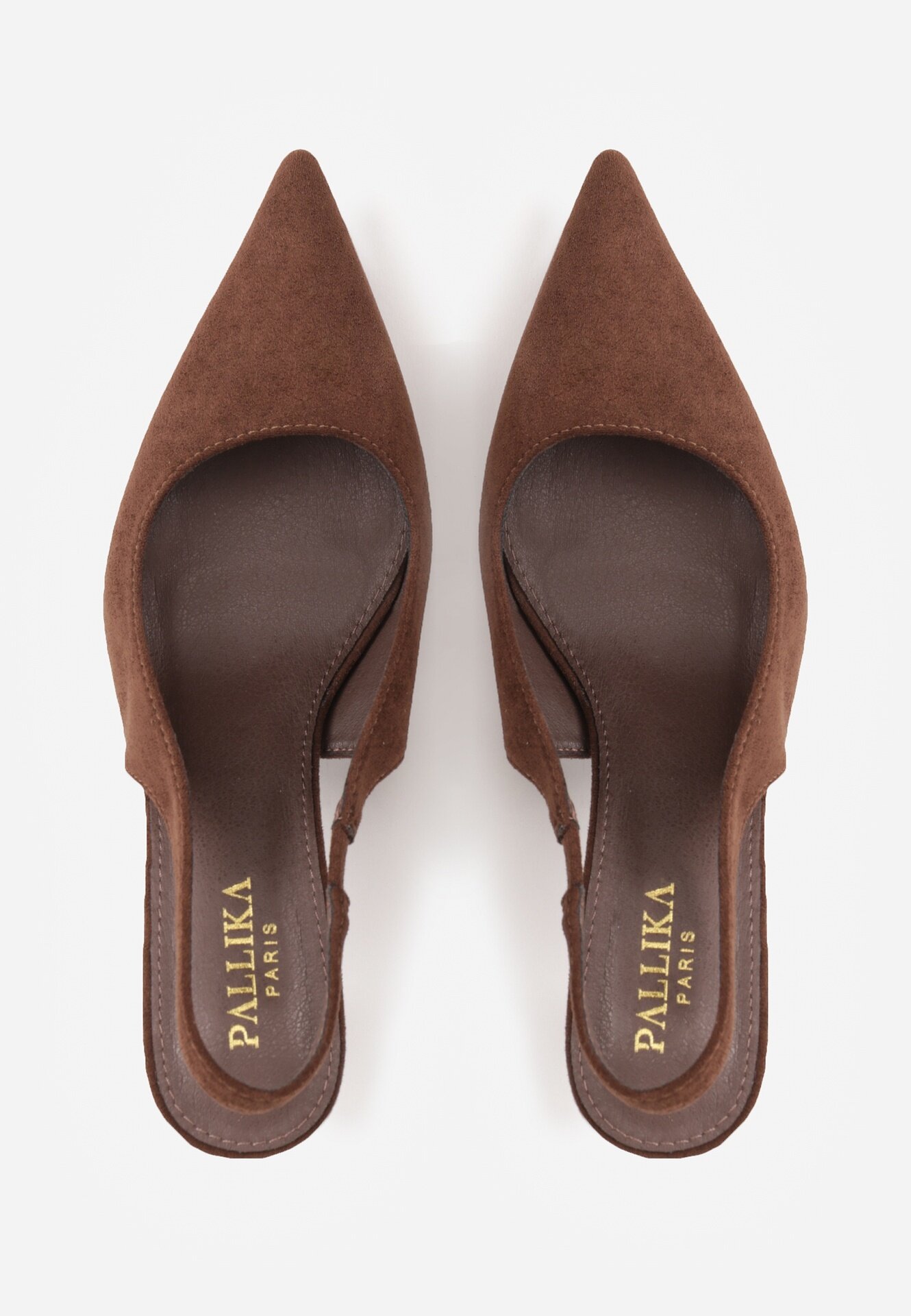 pallika Pantofi cu toc stiletto slingback Vedera cu toc clepsidră Negri Maro