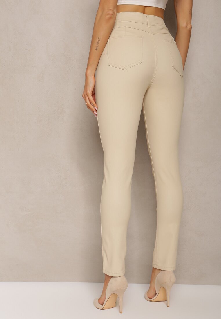  Pantaloni Bej deschis Skinny Push Up Zilli