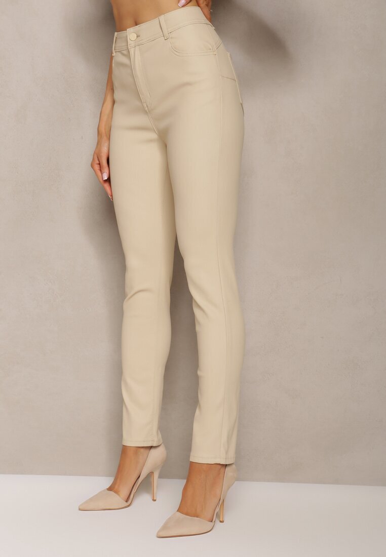  Pantaloni Bej deschis Skinny Push Up Zilli
