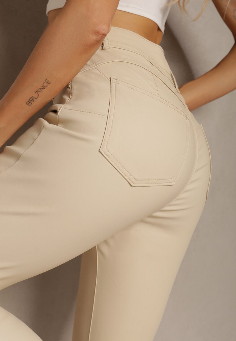  Pantaloni Bej deschis Skinny Push Up Zilli