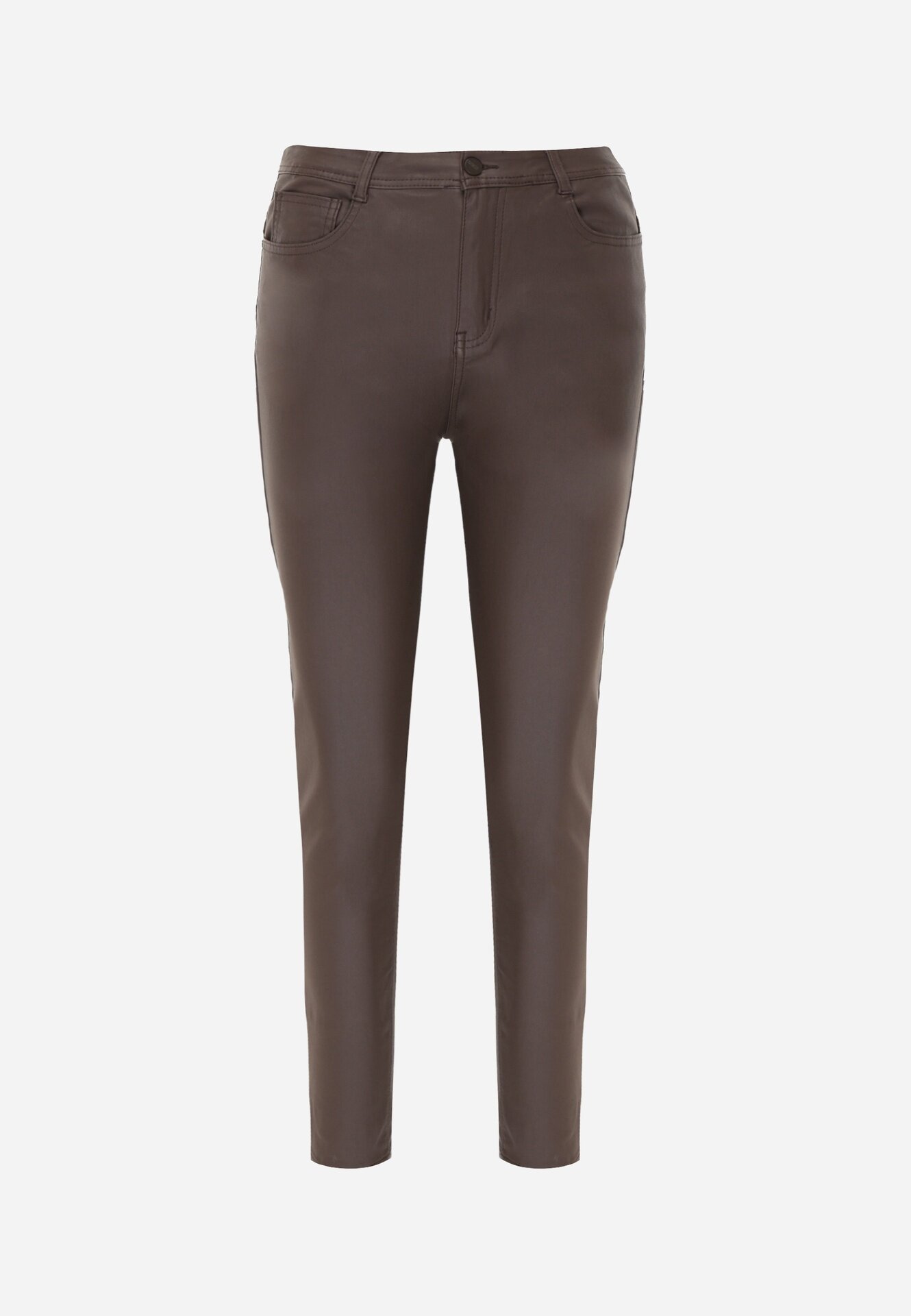  Pantaloni Maro închis Skinny Push Up Zilli