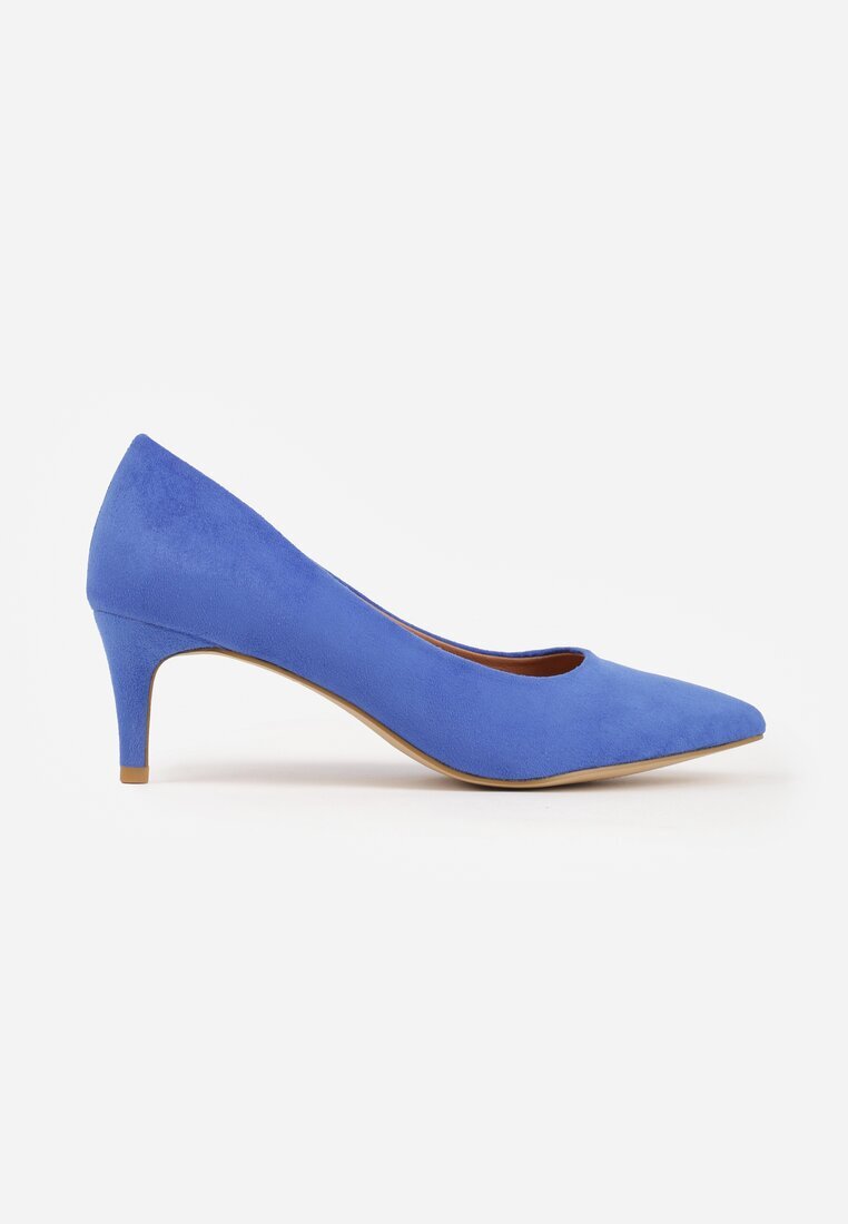  Pantofi Albastre Vices cu toc stiletto în Stil Clasic Savora