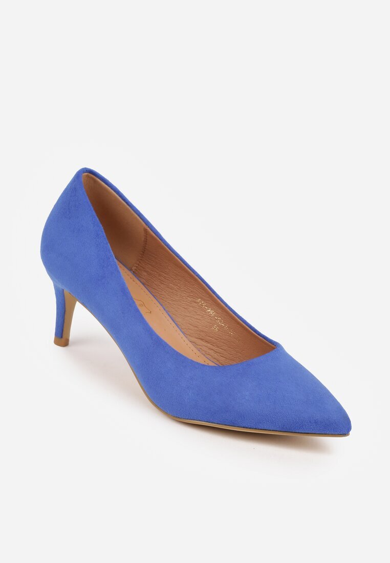  Pantofi Albastre Vices cu toc stiletto în Stil Clasic Savora