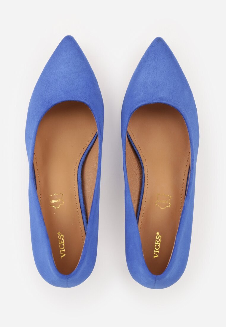  Pantofi Albastre Vices cu toc stiletto în Stil Clasic Savora
